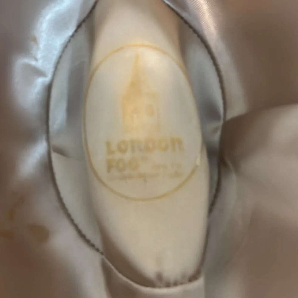 Vintage Tan Corduroy London Fog Feathered Fedora Size 7